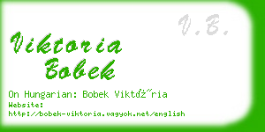 viktoria bobek business card